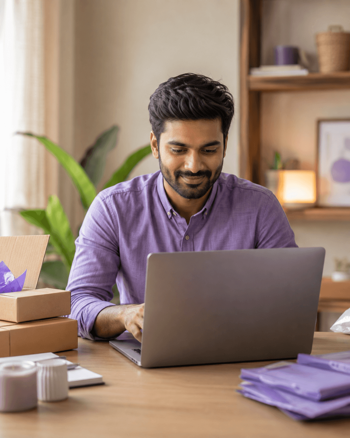 Meta ad seller reviewing product campaigns